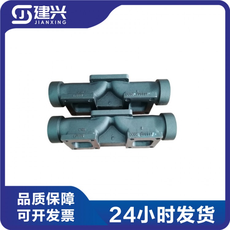 Chongqing Cummins KTA19 marine generator set diesel engine marine accessories 205337 exhaust manifold middle section