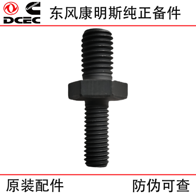 Dongfeng Cummins QSL9 construction machinery engine parts 3682941 double headed bolt