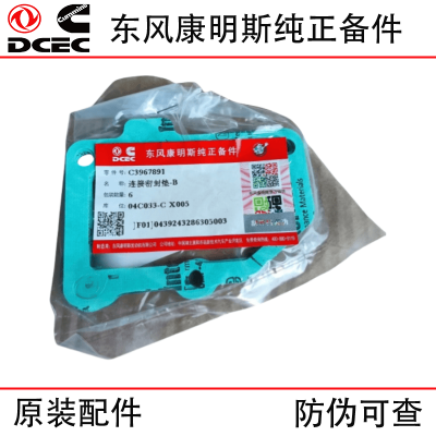 Dongfeng Cummins ISLE 6L Construction Machinery Engine Parts 3967891 Inlet Pipe Gasket